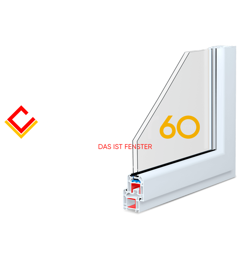 Пластиковые профили для окон Weber 60 Пластиковые профили для окон Weber 60