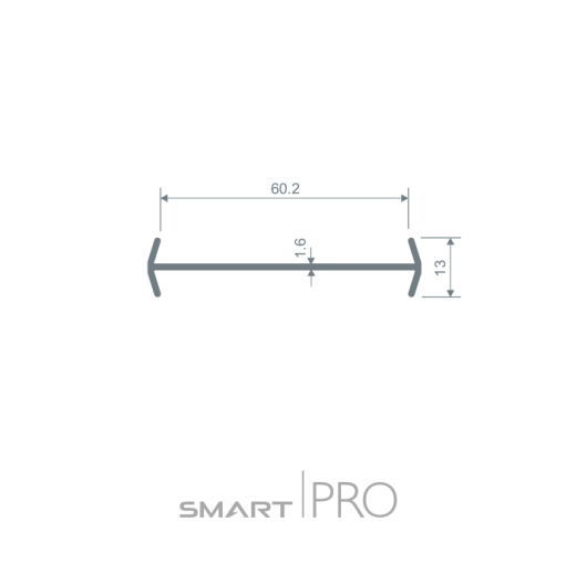 Соединительный профиль (нащельник) (60) в Алмате